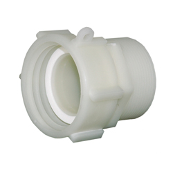 Adattatore per contenitore per contattori - plastica - filettatura interna S 60 x 6 - filettatura esterna G 2"